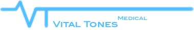 Banner displaying the Vital Tones logo and company name.